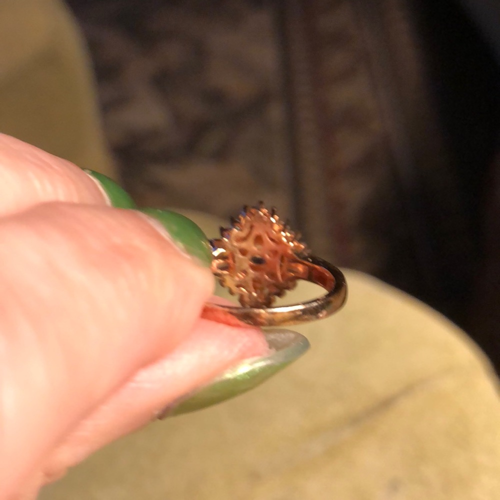 ROSE GOLD OVER SS RING, 7 - Picture 6 of 7